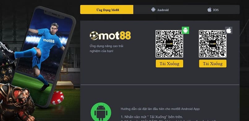 Mot88 Download cho Android cực dễ